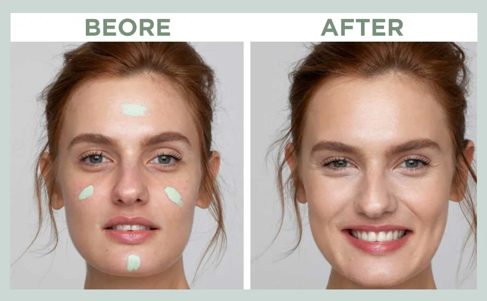 TOUCH IN SOL Redness Correcting Base Primer 1.01 fl.oz. - Pore Minimizing Green Toned Makeup Base - Tone Neutralizing before Foundation - Minimize Rosacea, Redness - No Pore Blem Primer Base Base 30ml 1 Pack - product information 3