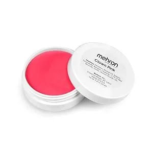 Mehron Makeup Clown White Professional Makeup (2.25 oz) 2.25 Ounce (Pack of 1) - clown pink