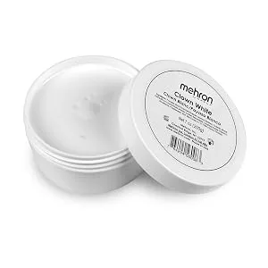 Mehron Makeup Clown White Professional Makeup (2.25 oz) 2.25 Ounce (Pack of 1) - clown white