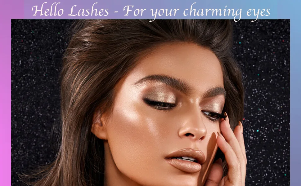 DAODER Bottom Lashes Lower False Eyelashes Natural Wispy Eye Lashes Set Pack Under Lashes Clear Band Fake Eyelashes 5 Pairs 6mm (Bottom Lashes Daring) - Bottom lashes banner