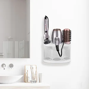 Polder Over-The Door Style Station PRO White - Optional wall-mount storage