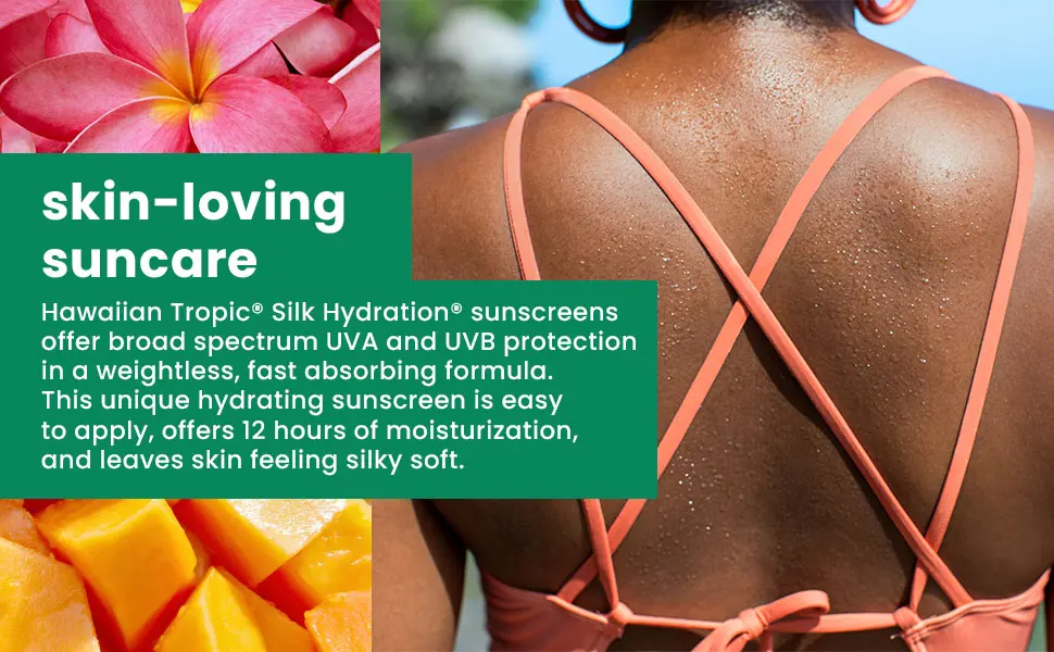Hawaiian Tropic Silk Hydration Weightless Sunscreen Spray, SPF 30, 6oz - Twin Pack Spray - SPF 30 - Hawaiian Tropic silk weightless hydration clear sunscreen sun screen spray Neutrogena Coppertone