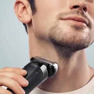 Braun Electric Razor for Men, Series 8 8417s Foil Shaver with Precision Beard Trimmer, Galvano Silver - beard