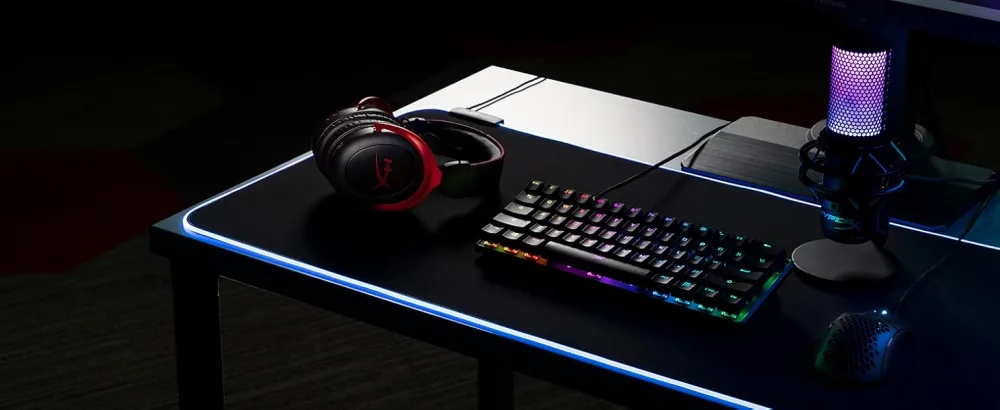 HyperX Wrist Rest – Compact – Cooling Gel – Memory Foam – Anti-Slip - HyperX Mouse Pads