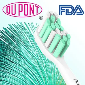 Aoremon Replacement Toothbrush Heads for Philips Sonicare HX9023/65, 10 Pack Green - soicare brush heads