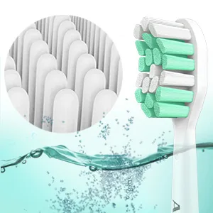 Aoremon Replacement Toothbrush Heads for Philips Sonicare HX9023/65, 10 Pack Green - soicare brush heads