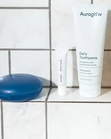 AuraGlow Teeth Whitening Light, 10X More Powerful LED Light, Accelerate Whitening Results Upgraded Teeth Whitening Light - teeth whitening oral care