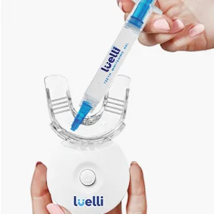 LUELLI Teeth Whitening Kit - 5X LED Light Tooth Whitener, 12ml with light - product information 3