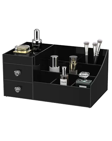 HBlife Lipstick Holder, 36 Spaces Clear Acrylic Lipstick Organizer Display Stand Cosmetic Makeup Organizer for Lipstick, Brushes, Bottles, and More - product information 6