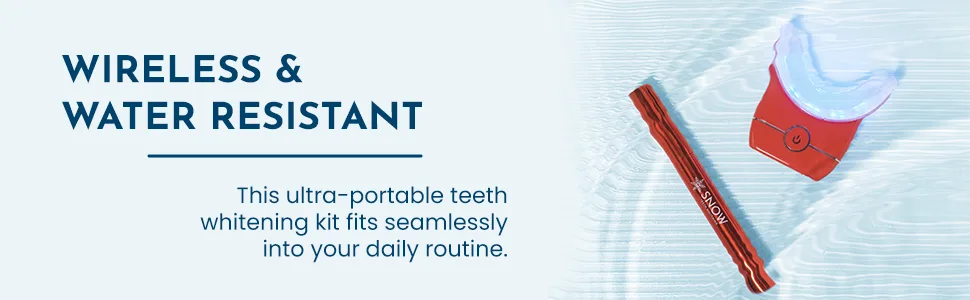 Limited Edition Wireless Kit (Red) Redwireless - Snow teeth whitening red white blue led cleaning whiter limited cosmetics white clean wireless