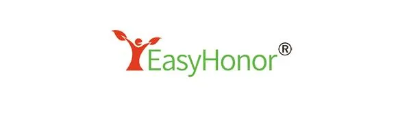 EasyHonor Extra Soft Toothbrush, Natural Bamboo Toothbrush with Micro Fur Ultra Soft 20,000 Bristles, 4-Pack for Adults 4 packs(bamboo handle,gray + white bristles) - EasyHonor logo
