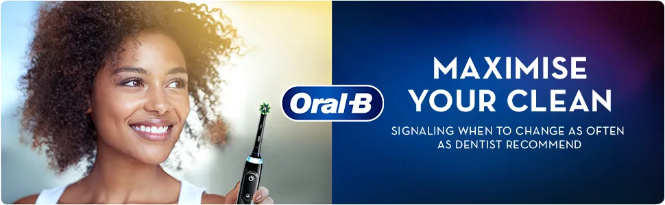 Oral-B Crossaction Black Edition Replacement Heads with Cleanmaximiser Technology NEW Pack of 4 - product information 1