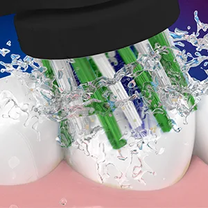 Oral-B Crossaction Black Edition Replacement Heads with Cleanmaximiser Technology NEW Pack of 4 - product information 5