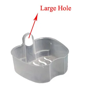 KISEER 2 Pack Colors Denture Bath Case Cup Box Holder Storage Soak Container with Strainer Basket for Travel Cleaning (Light Blue and Blue) - product information 4