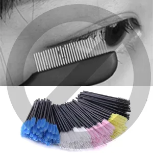 Eyelash Comb, Acavado Eyelashes Mascara Separator Tool Lash Comb with Metal Teeth (Pink) Light Pink - Eyelash Comb