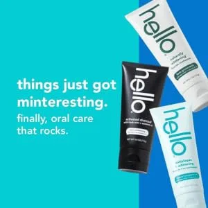 Hello Activated Charcoal Toothpaste - 4 OZ. - 3 Tubes - product information 2