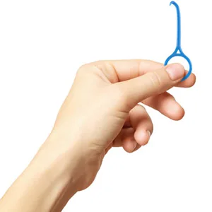 OrthoKey Clear Aligner Removal Tool — Grabber Tool for Invisible Removable Braces and Retainers — Retainer Cleaner - Fits Into a Dental Carrying Case or Aligner Case — Small Size, Blue (1-Pack) (Blue, 1-Pack) - shield water flosser oral rubber ligature cutter soft blue paste red bundles dentadura falsa block