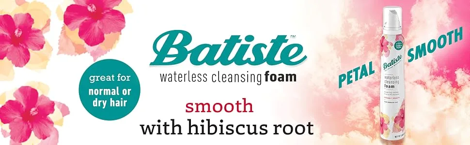 Batiste Waterless Cleansing Foam Cleanse and Smooth with Hibiscus Root, 3.60 OZ Cleanse & Smooth - product information 7
