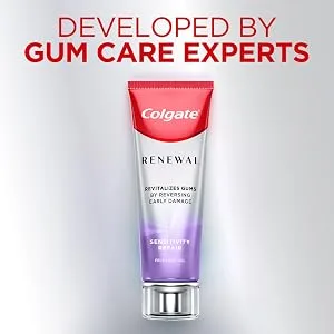 Colgate Renewal Gum Toothpaste for Gum Health, Teeth Sensitivity Repair, Fresh Mint Gel - 3 ounce (2 Pack) - Sensitive