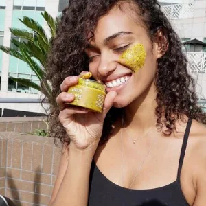 Minimo Glow Lemon Cake Skin Brightening Face Scrub for Dark Spots - Minimo Glow Scrub