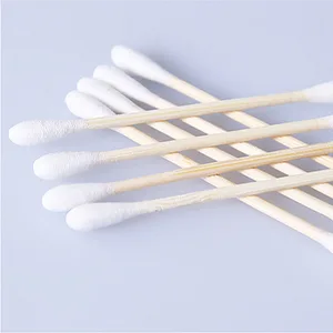 Bamboo Cotton Swabs, Biodegradable Wood Cotton Buds 1000pcs Bamboo 1000pcs - bamboo handle