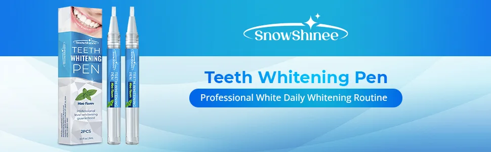 Teeth Whitening Pen - Teeth Stain Remover to Whiten Teeth - Effective & Painless Whitening, No Sensitivity, Easy to Use, Natural Mint Flavor, 2Pcs - teeth whitening pen