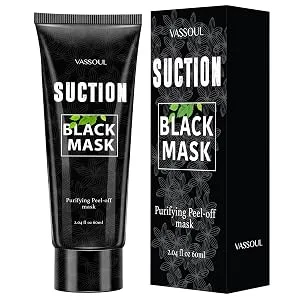 Vassoul Blackhead Remover Mask, Peel Off Blackhead Mask, Black Mask - Deep Cleansing Facial Mask for Face & Nose - product information 3
