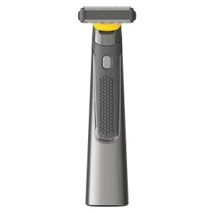 MicroTouch SOLO Titanium, Rechargeable Beard & Body Razor that Trims, Edges, Shaves, and Grooms - B08KTPH72C
