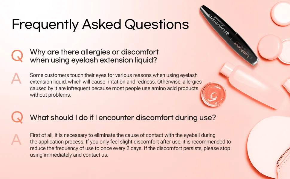 EssyNaturals Eyelash and Brow Growth Serum Irritation Free Formula, 3 Months Supply (3ml) - product information 8