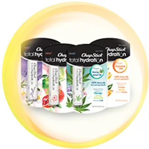 ChapStick Total Hydration, 100 Percent Natural Essential Oils Set - Collection of 4 Lip Balm Tubes 0.12 oz Each Variety Pack - ChapStick total hydration essential oils
