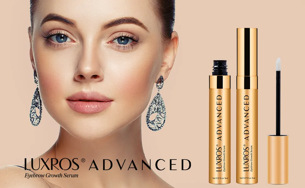 LUXROS Eyebrow Serum, Eyebrow Enhancer Serum, Eyebrow Boost Serum for Longer, Thicker Healthier Brows, Made in USA, 5ml 6 Month Supply - product information 1