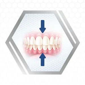 Super Poligrip Extra Strength Denture Adhesive Powder, Denture Powder for Dentures - 1.6 Ounces (Pack of 6) New - Step 3: Place the denture in your mouth