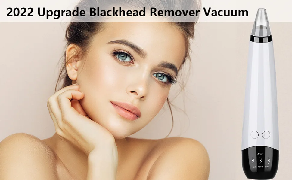 2022 New Version Blackhead Vacuum Remover Acne Remover,Eye Makeup Brushes, Eye Makeup Brush Set (2T) 1 Count (Pack of 1) - blackhead remover