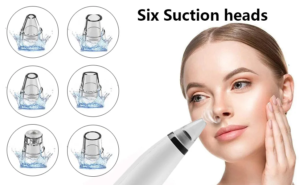 2022 New Version Blackhead Vacuum Remover Acne Remover,Eye Makeup Brushes, Eye Makeup Brush Set (2T) 1 Count (Pack of 1) - blackhead remover