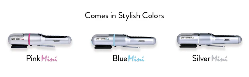 Split Ender Mini Portable Cordless Automatic Split End Remover Hair Trimmer for Dry, Damaged and Brittle Split Ends for Men and Women - Blue - product information 8
