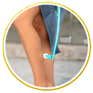Bearback Lotion Applicator for Back & Body. Premium Quality Long Handled Folding Lotion Roller. American Owned Small Business (Navy Blue) - bearback