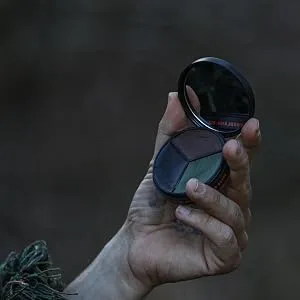 Arcturus Camo Face Paint | Compact Camo Concealment for Hunting, Paintball, Airsoft or Military Use | Sweat-Resistant, Easy to Apply & Remove 3 Colors - Arcturus Camo Face Paint Can with Mirror