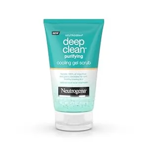 Neutrogena Deep Clean Purifying Cooling Gel and Exfoliating Face Scrub, 4.2 oz - Deep Clean Cooling Gel Scrub