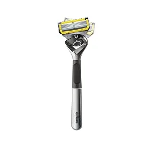 Gillette ProGlide Shield Premium Edition Razors for Men, 1 Gillette Razor, 8 ProShield Razor Blade Refills, 1 Travel Case - Flexball Razor