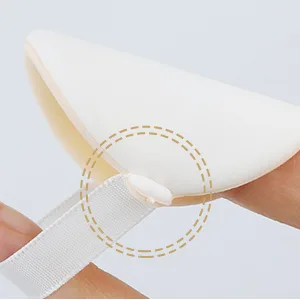 BEAKEY Powder Puff For Loose & Cosmetic Foundation Latex Free Makeup Puff 6 Black+6 White B-Black & White - makeup sponge