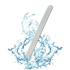 Long Lasting Nail File and Buffer Set, 1 Diamond Metal Nail File with 1 Nano Glass Nail Buffer, Professional Manicure Tools Kit for Home and Salon Use - Easy to Clean