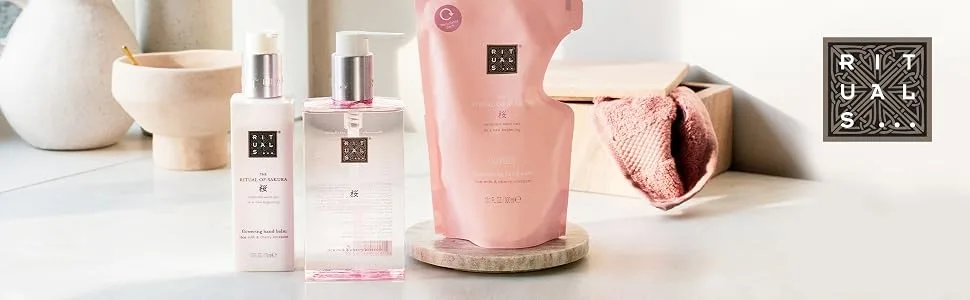 RITUALS Sakura Hand Wash - Liquid Hand Soap with Rice Milk & Cherry Blossom - 10.1 Fl Oz - Sakura Home Kitchen