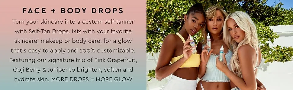 Tanologist Face and Body Drops, Medium - Illuminating Self Tan Drops, Vegan and Cruelty Free - 0.50 Fl Oz Medium (0.50 Fl Oz) - tanologist