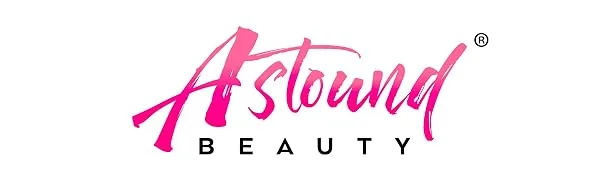 Astound Beauty Poly Nail Gel Kit with UV Lamp, Slip Solution and Glitter, Clear, Black, White Poly Nail Gel Kit - Poly Nail Gel All-in-One Manicure Kit - Astound Beauty