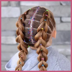 Hair Tail Tools, TsMADDTs 3Pack Hair Loop Tool Set with 2Pcs French Braid Tool Loop 1Pcs Rat Tail Comb Metal Pin Tail Braiding Comb for Hair Styling, Pink A-Pink - product information 8