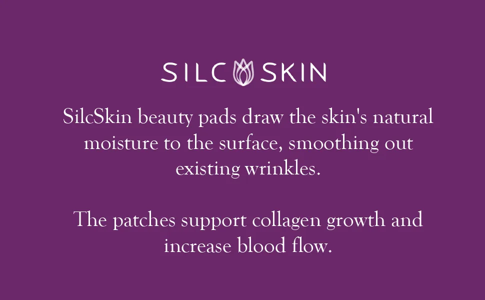 SilcSkin Decollette Pad to Correct & Prevent Chest Wrinkles from Sun, Aging, Side Sleeping, Reusable Self Adhesive Medical Grade Silicone, 2 Pads SilcSkin Decollette Pad, 2 pad - Decollete Pad