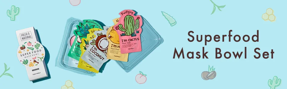 TONYMOLY Superfood Mask Bowl Set - tonymoly tony moly