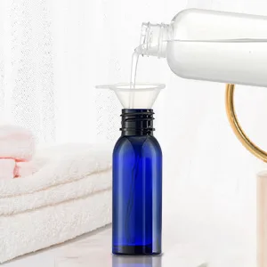 Lisapack 1oz Spray Bottle Small (6 Pack) Plastic Empty Mini Fine Mist Travel Size Atomizer, Tiny Sprayer for Little Perfume, Water, Cologne, Alcohol, Samples (Clear, 30ml) Clear (6pcs) - FUNNEL
