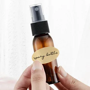 Lisapack 1oz Spray Bottle Small (6 Pack) Plastic Empty Mini Fine Mist Travel Size Atomizer, Tiny Sprayer for Little Perfume, Water, Cologne, Alcohol, Samples (Clear, 30ml) Clear (6pcs) - Label