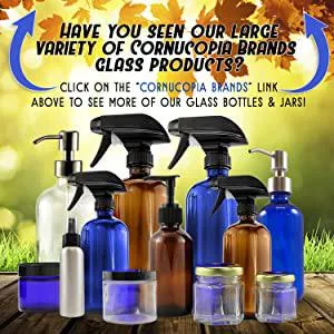 Cornucopia 4oz Clear Plastic Jars with Labels & Spatulas & Lids (24-Pack); Straight Sided PET Low Profile BPA-Free Containers 4-Ounce (24-Pack) - cornucopia brands group bottles jars containers glass plastic